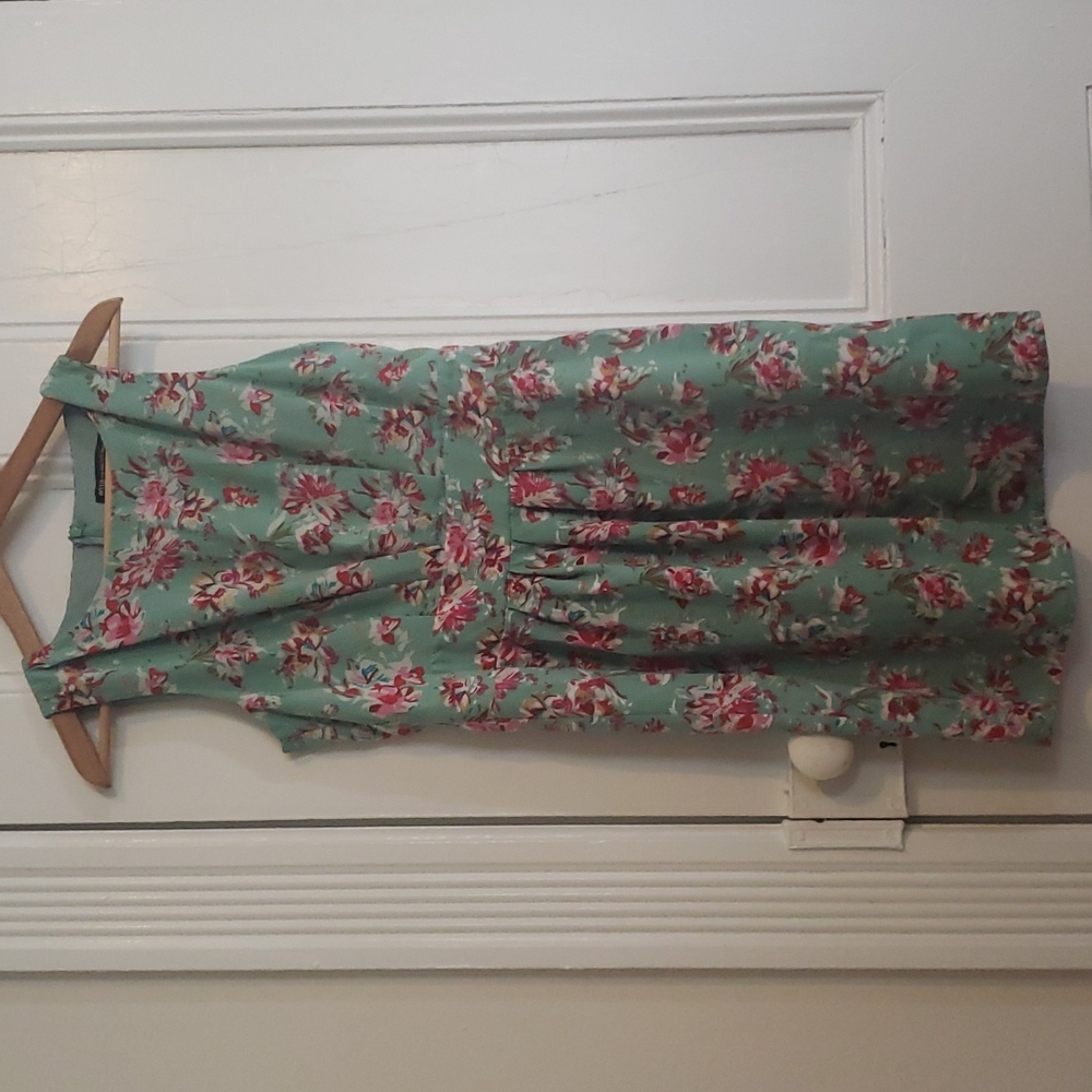 W118 by Walter Baker green floral dress
